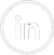 LinkedIn logo icon inside a circle, representing Market Aspex's professional presence on LinkedIn.